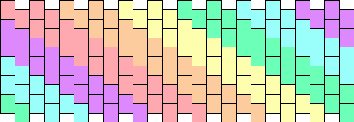 Pastel Diagonals