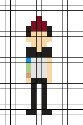 Pixel Josh Dun Perler 