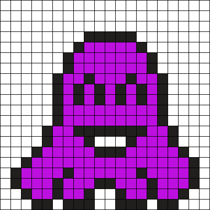 Mr Weird Random Ghosty Blob Purple Guy