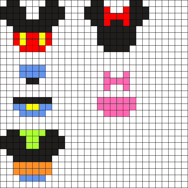 Micky_Mouse_charm_perlers
