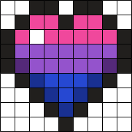 Bisexual Minecraft Heart