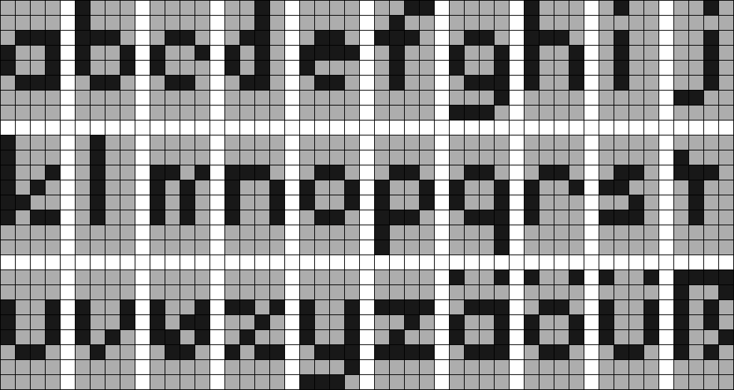 Lowercase alphabet blocks