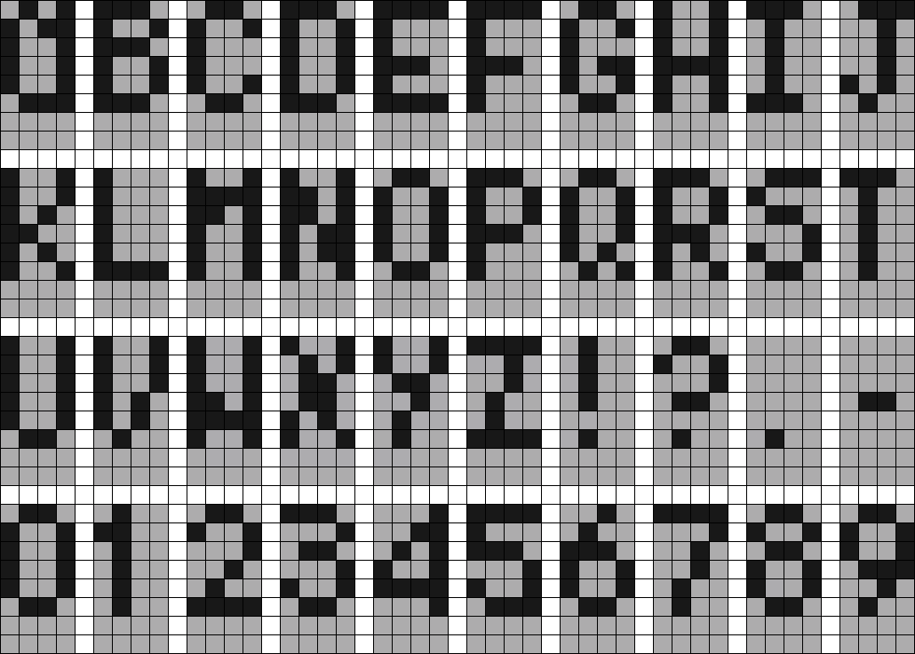 Uppercase alphabet blocks