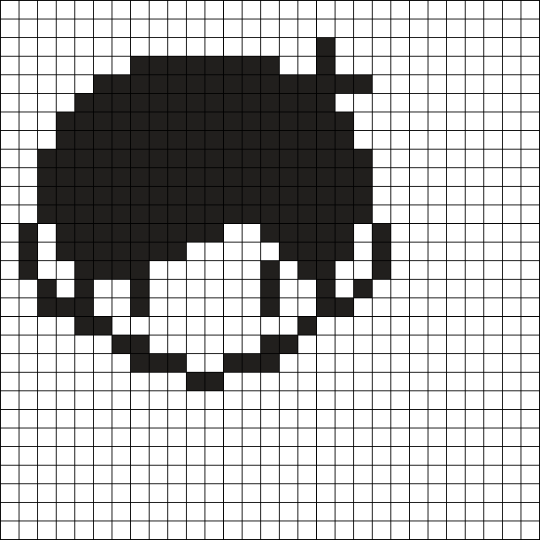 Omori Pixel Sprite Head