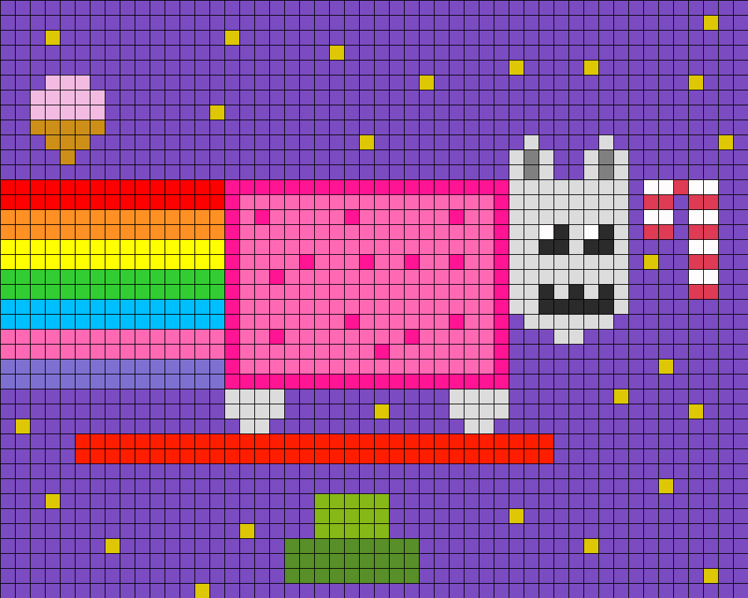 Nyan Cat Pearler Poster