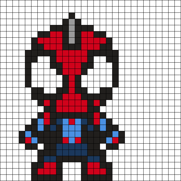 ATSV Spider-Punk Perler Pattern