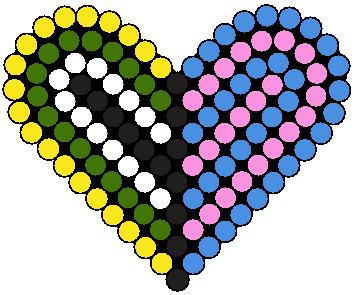 Skoliosexual Transsexual Pride Heart 567