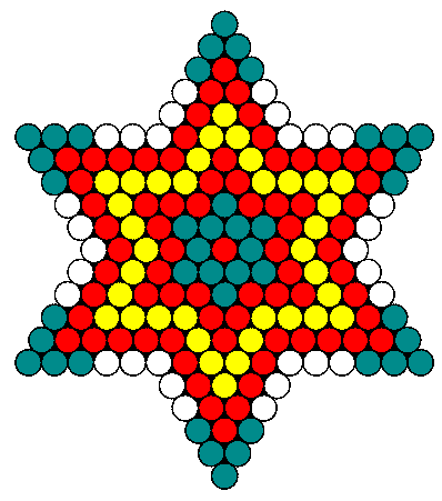 White Star of David Ornament Crochet Pattern | Red Heart